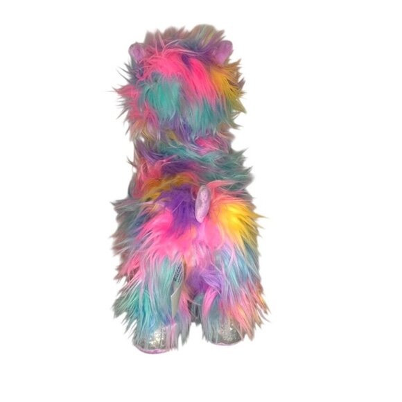 Build-A-Bear Workshop Furbulous Rainbow Llama plush stuffed animal - Picture 3 of 7